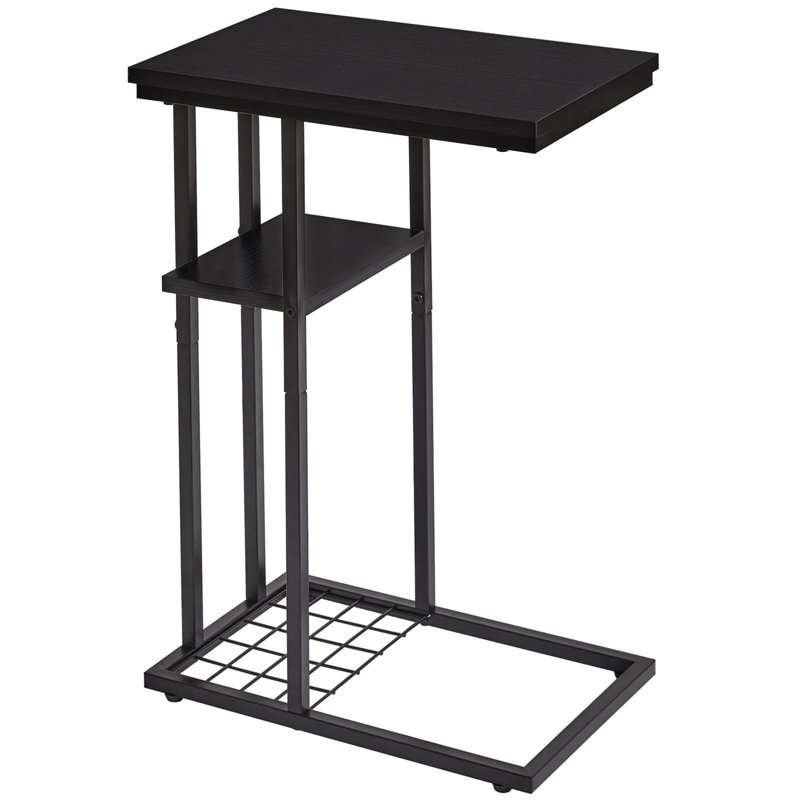 Bobker End Table, Black, Black