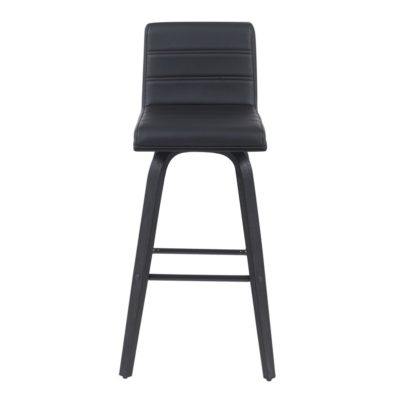Tabouret de bar et de comptoir Biance, Noir, Noir, Tabouret de bar (siège d'une hauteur de 30 po)
