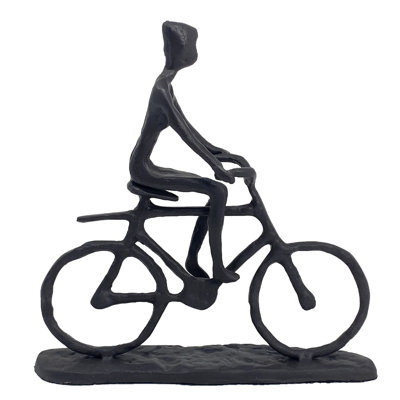 Alaya BICYCLE MAN Iron Figurine 19cm