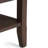 Acadian Solid Wood Transitional Square End Table with 2 Open Shelves-561935545-645222096