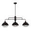 Antigone 3 - Light Oil Rubbed Bronze Kitchen Island Pendant