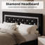 Alber Faux Leather Diamond Tufted Platform Bed - Headboard Included-1548843541-1548843546