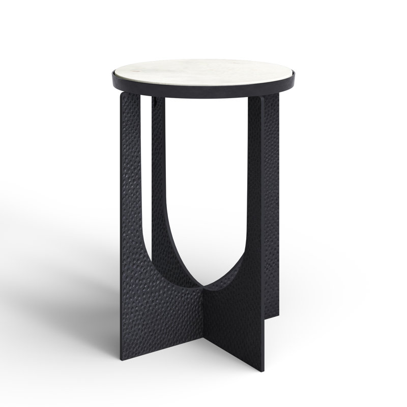Jiana Marble Top End Table