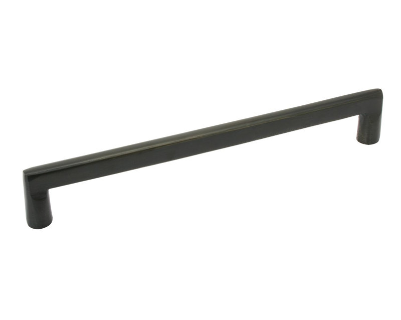 Rail 4" Center to Center Bar Pull, Medium Bronze Patina, 10"