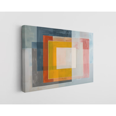 Impression sur toile de formes abstraites colorées, décoration murale moderne pour la maison et le bureau