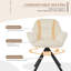 48.5cm H Swivel Upholstered Dining Chair with Ergonomic Back-588277593