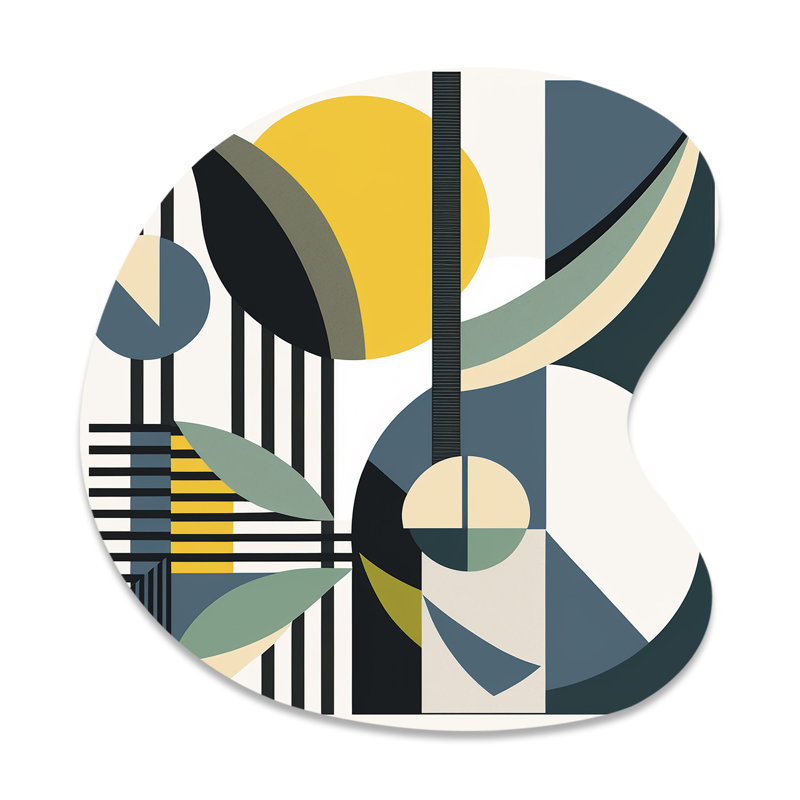 Art mural rétro en métal Mid-Century I - Modern Midcentury, H 27 po x l 27 po