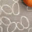 Tapis gris en laine / coton / viscose touffeté à la main Claudian-23568458