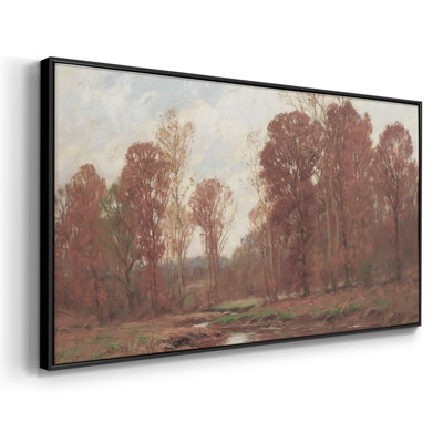 Série paysage - CDLXV - Toile tendue avec châssis encadré - Prêt à être accroché