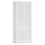 Utter Bibliothèque à 4 portes avec rangement | Armoire polyvalente avec support à vin amovible
