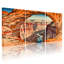 «Canyon Arch River Reflection Landscape», ensemble de 3 reproductions d'art sur toile-137015436