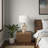 Swamson Metal Table Lamp in Beige Resin and Ivory Shade, 27.76'' H X 15.7'' W X 15.7'' D