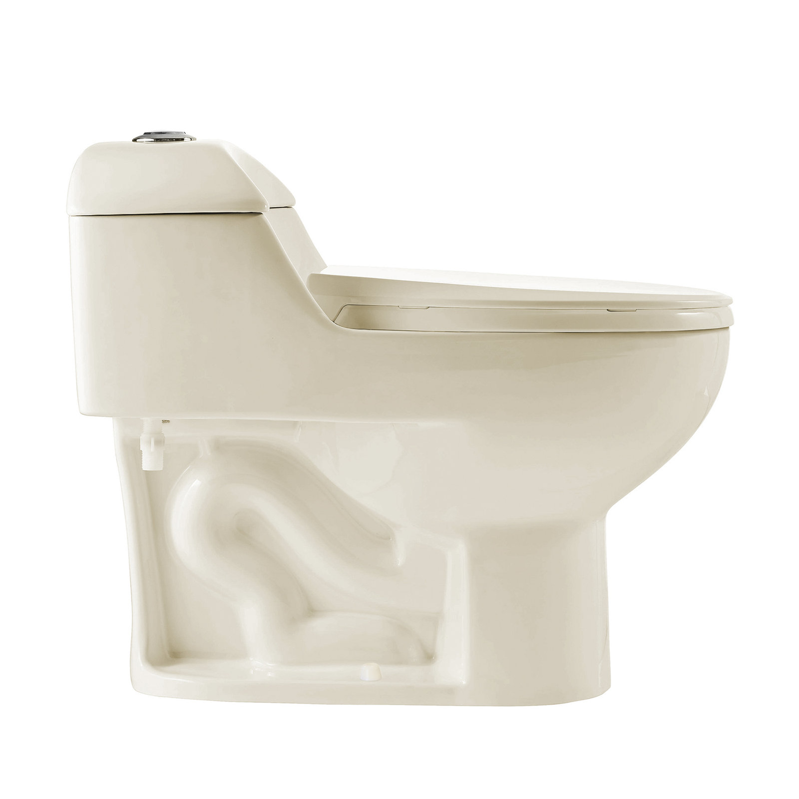 Château 1-Piece Dual-Flush Toilet, Bisque