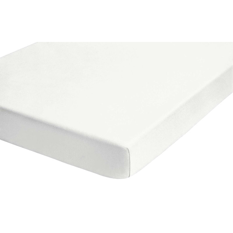 Biberna 100% Cotton Sheet Set, White