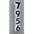 House Led Lighted 4 -Tile Address Plaque Frame-87984103-87984102-87984108