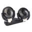 Ventilateur de voiture, ventilateur pliable à double tête, refroidissement silencieux, 2 vitesses, ventilateur de véhicule à rotation de 360 degrés-125446731