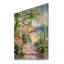Scène de plage mexicaine à Tulum II - Mexique, paysage, art mural sur bois de pin naturel-1257716519