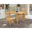 Ensemble de salle à manger 3 pièces moderne comprenant une table rectangulaire en bois avec Dropleaf et 2 chaises, chêne-960835942-971727167-1012328560