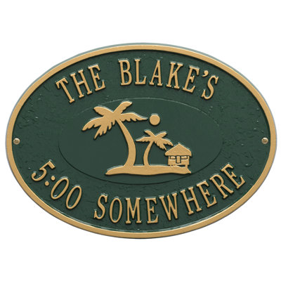 Oval Wall Plaque
