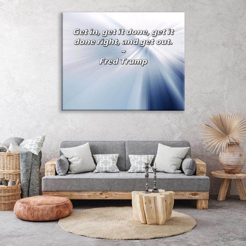 Astoria Grand Gallery Wrapped Canvas By Balli Kaur Jaswal: "You can separate the idiots from the bloo, 33" H x 48" W