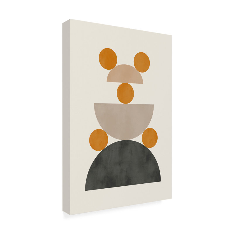 Orlo Mid Century Mod I sur toile, H 19 po x l 12 po x P 2 po