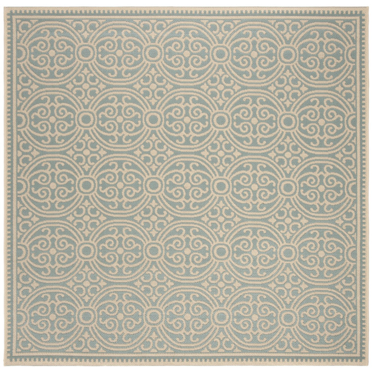 Burnell Performance Ikat Indoor/Outdoor Area Rug