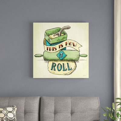 Retro Bakery Green III by Mary Urban - No Frame Painting on Canvas