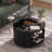 Round Coffee Table With Lifting Top, 31.5'' Drum Lift Top Coffee Table With Hidden Compartment, Fluted Small Circle Center Table For Living Room, Black-1039605164