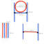Agility Set Training Hurdle Jump Hoop Pole-120951232