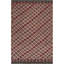 Tapis en laine rouge/vert/brun 9 pi 7 po x 11 pi 9 po one-of-kind handwoven Brimmer