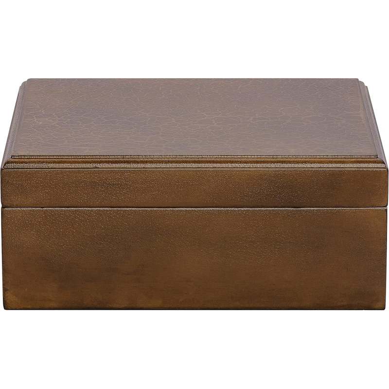 Daeton Gold Brass Stainless Steel Cigar Humidor