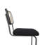 Chaise de travail en velours Annariitta