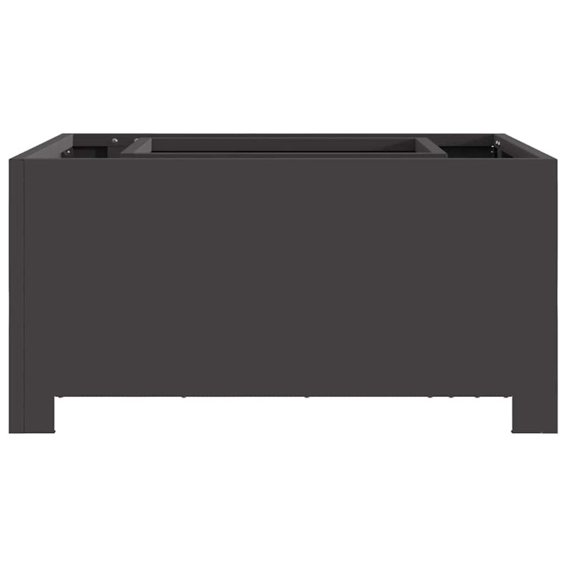 Outdoor Fire Pit, Black, 30cm H x 60cm W x 60cm D