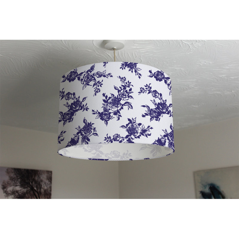 Cotton Drum Lamp Shade ( Uno ), 25cm H x 40cm W x 40cm D