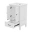 Petit meuble-lavabo moderne 20 po avec lavabo 20 po avec lavabo