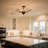 5-head Flower-shaped Crystal Ceiling Lamp