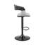 Chaise de bar réglable en hauteur à dossier bas 43 po avec repose-pieds-2002159369