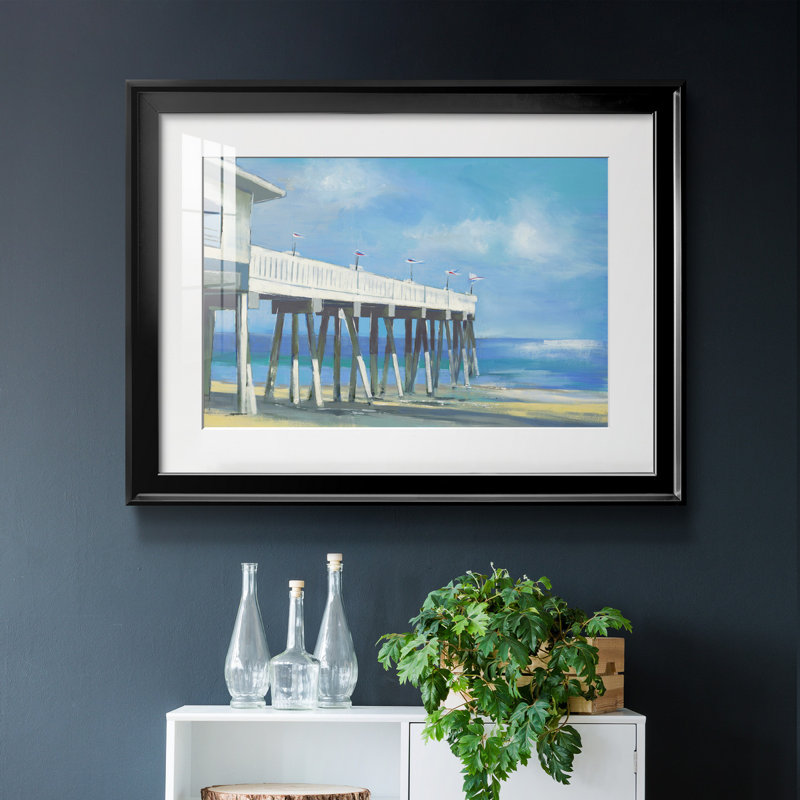 Motif de point de fuite, Cadre noir, H 22,5 po x l 30,5 po x P 1,5 po