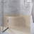 Aquatique 60" x 32" Single Threshold Shower Base With Right Hand Drain and Integral Left Hand Seat -50776664-50776660