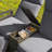 Patio Recliner Loveseat Chair with Adjustable Backrest and Built-in Storage Table-1432618466