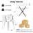 Raykwan 4 - Person Three Leg Dining Set-1123059531-1123059532-1098877506