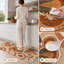 Tapis de cuisine lavables antidérapants Retro Circles