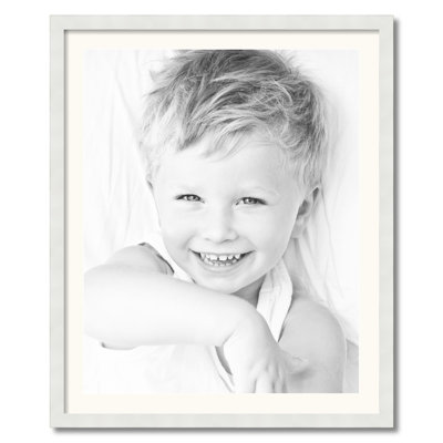 Wood Matte Picture Frame with Mat