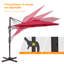 Parasol en porte-à-faux 10 pi Dobrosav-303107838