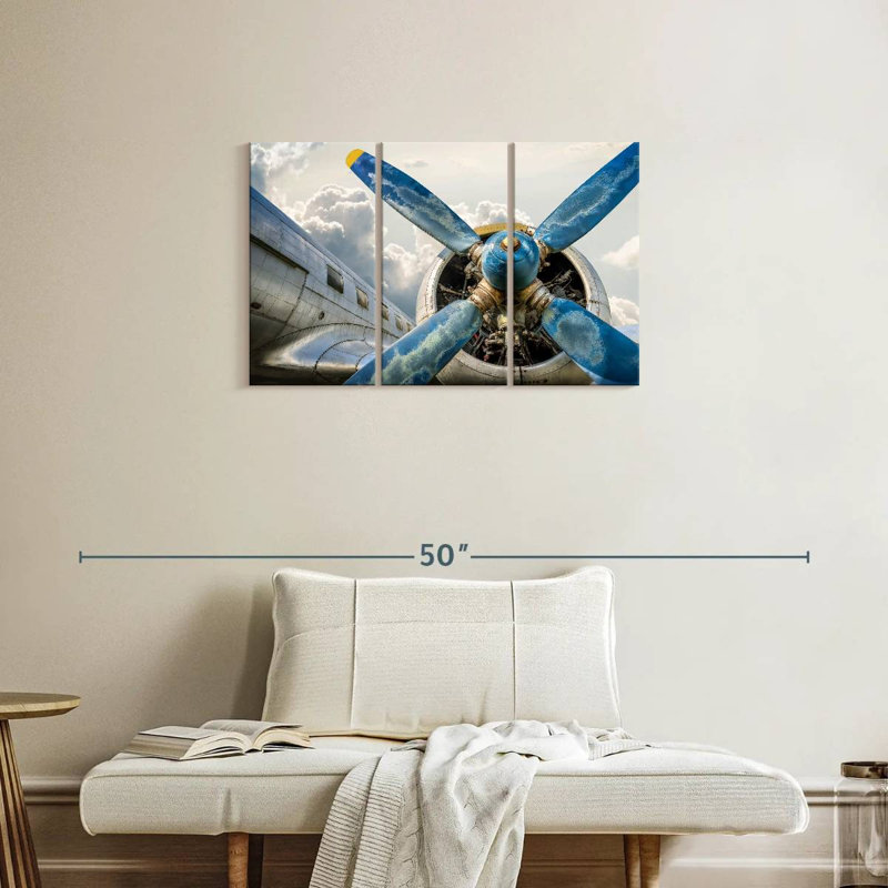 Mehar Propeller Airplane, 20" H x 33" W