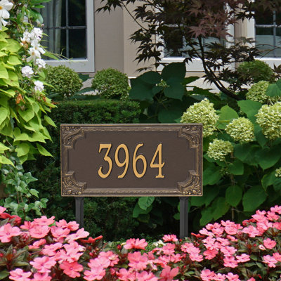 Signature Series Rectangle Lawn Insert Plaque
