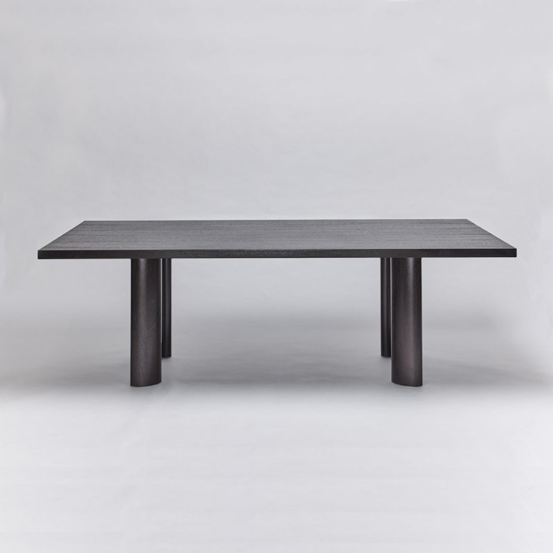 Aubry Solid Oak Dining Table, Coffee