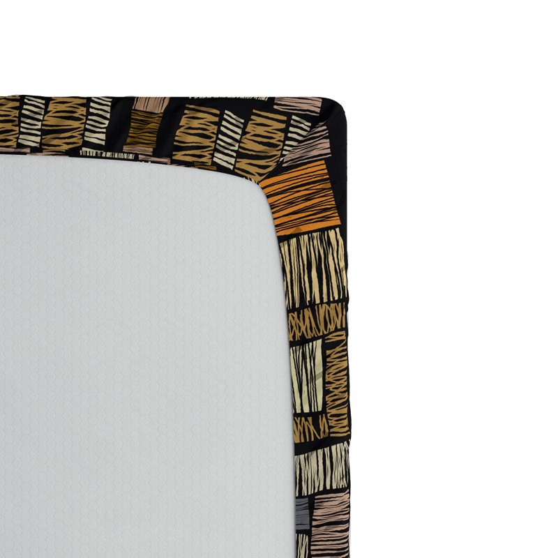 Microfiber Striped Fitted Sheet, Full Fitted Sheet