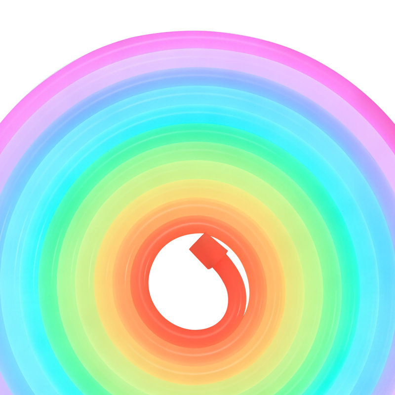 Cordon lumineux à DEL néon, 16,4 pi, bande flexible à DEL RVB-IC, commande avec application / télécommande, fonctionne avec Alexa et l'assistant Google, synchro musicale, lumières néon flexibles personnalisées pour le jeu dans la chambre à coucher