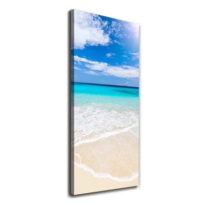 Tropical Beach - Wrapped Canvas Print